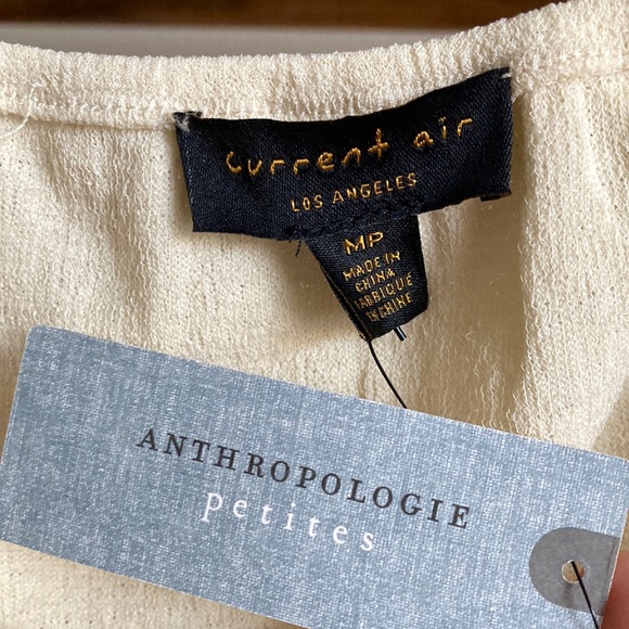 Current Air Creme Sleeveless Top in size M Petite - Picture 5 of 6